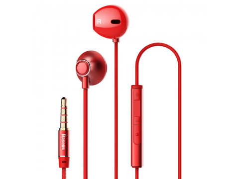 BASEUS WIRE EARPHONES ENOCK H06 RED
