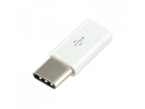 ADAPTER SBOX MICRO USB 2.0 F. -> TYPE C M. Bijeli 