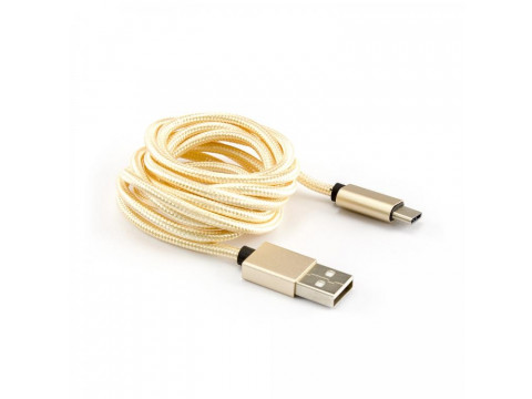 KABEL SBOX USB -> USB TYPE C M/M 1,5M ZLATNI