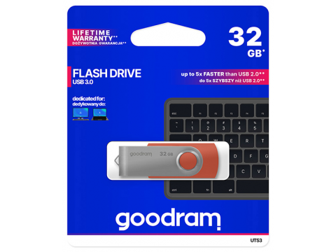 GOODRAM UTS3-0320R0R11 32GB USB3.0 RED