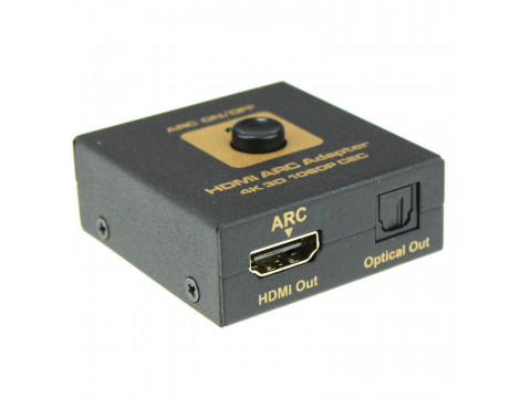 AUDIO HDMI TO HDMI ARC AND OPTICAL EXTRACTOR - 4K 3D CEC