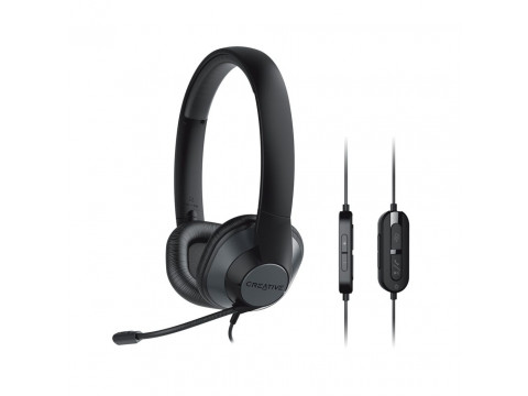 CREATIVE LABS  HS-720 V2 HEADSET WITH MICROPHONE BLACK