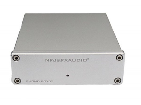 FX-AUDIO BOX02 PHONO MM/MC PREAMPLIFIER NJM2068 TL071 - PRETPOJAČALO