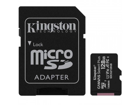KINGSTON MICROSD 128GB CLASS10 CANVAS SELECT PLUS 100 MB/s