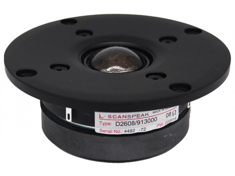 SCAN-SPEAK DISCOVERY D2608/913000 1" TEXTILE DOME TWEETER