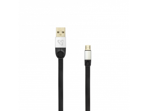 KABEL SBOX USB A MUŠKI -> MICRO USB MUŠKI 1.5 M 2.4A