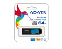 ADATA DASHDRIVE UV128 64GB USB3.0 Black-Blue 90MB / 40MB