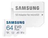 SAMSUNG MICROSDXC MEMORIJA EVO PLUS 64GB S ADAPTEROM MB-MC64KA EU