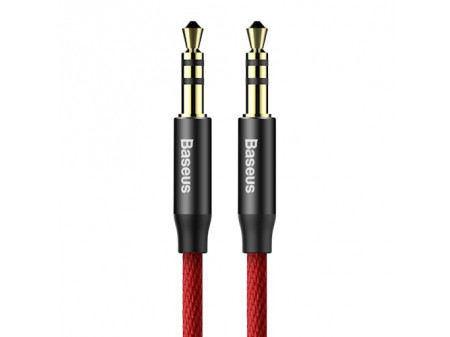 BASEUS AUDIO CABLE YIVEN M30 3,5MM TO 3,5MM 1,5M RED/BLACK