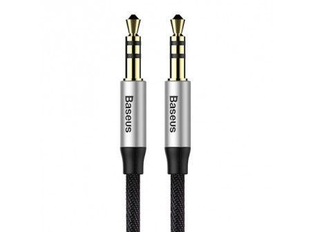 BASEUS AUDIO CABLE YIVEN M30 3,5MM TO 3,5MM 1,5M SILVER/BLACK