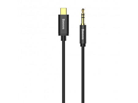 BASEUS AUDIO CABLE YIVEN M01 USB TYPE-C TO MINI JACK 3,5MM 1,2M BLACK