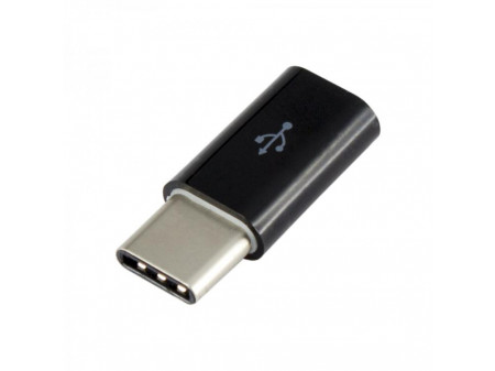 ADAPTER SBOX MICRO USB 2.0 F. -> TYPE C M. CRNI 