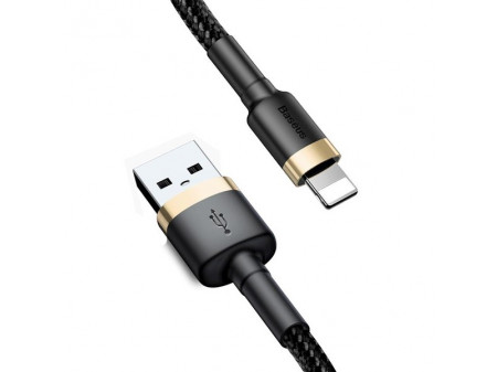 BASEUS KABEL CAFULE USB - LIGHTNING 2,0 M 1,5A  ZLATNO-CRNI