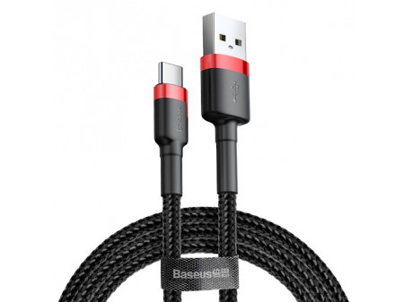 BASEUS KABEL CAFULE USB-C 2m 2A RED-BLACK
