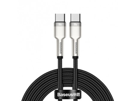 BASEUS KABEL CAFULE METAL USB-C - USB-C 2m 100W BLACK