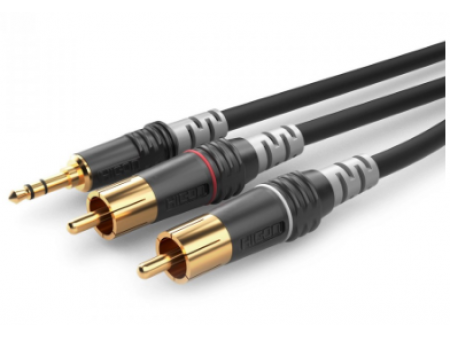 3.5mm TO RCA CABLE, SOMMERCABLE HBA-3SC2 Stereo Male RCA to Stereo Male Jack 3.5mm 1.5m