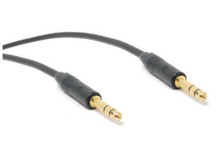 TRS-TRS CABLE, BALANCED MOGAMI W2549 CABLE, NEUTRIK GOLD PLATED TRS CONNECTOR MALE (1M)