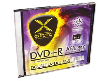 EXTREME DVD+R 8,5GB X8 DL; slim box