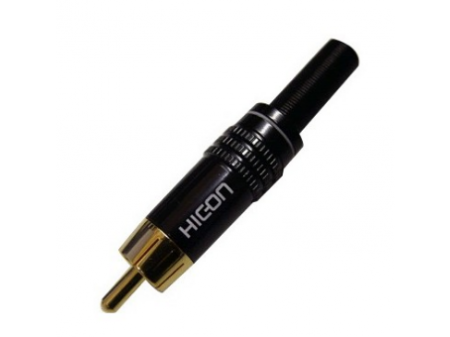 HICON CM06-NTL RCA GOLD PLATED O8.4MM