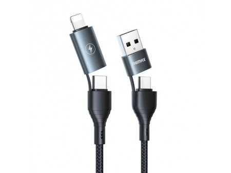 REMAX KABEL 4 U 1 (USB / TYPE-C TO TYPE C / 8-PIN)