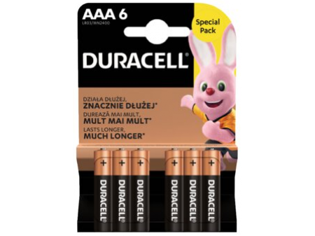 DURACELL Basic alkalna baterija, 6 x LR03 (AAA)