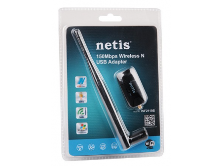 NETIS (MP) N150 WIRELESS HIGH GAIN N USB ADAPTER WF-2119S