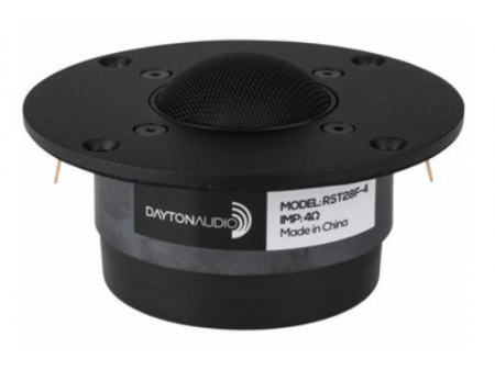 DAYTON AUDIO RST28F-4 1-1/8" REFERENCE SERIES FABRIC DOME TWEETER 4 OHM