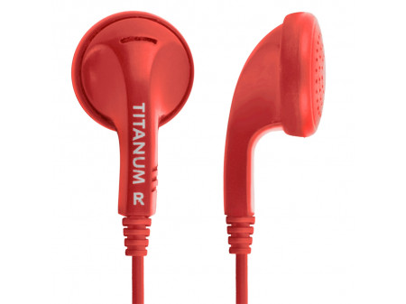 TITANUM STEREO EARPHONES TH108R RED