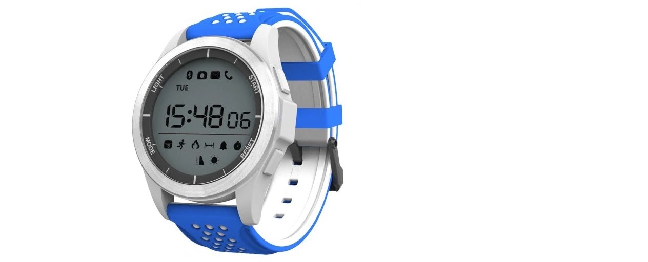 Blue and white No.1 sport smartwatch - Black Friday