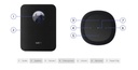 WIIM SOUND DISPLAY CONNECTED SPEAKER WHITE (UNIT)