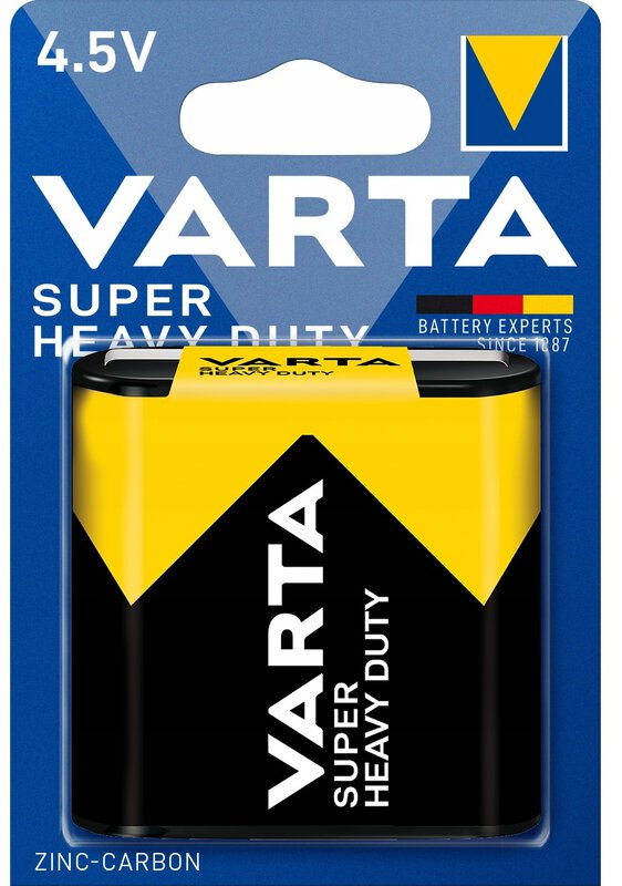 VARTA SUPERLIFE 3R12 CINK-UGLJIČNA BATERIJA-RAVNA BLISTER 1 KOM