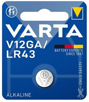 VARTA G12 LITIUM BATERIJA (LR43) blister 1 kom