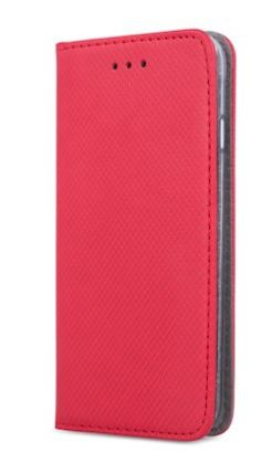 TORBICA PREKLOPNA KOŽNA SMART MAGNET ZA IPHONE 14 PLUS 6,7&quot; RED