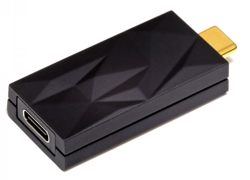 IFI AUDIO ISILENCER+ EMI RFI NOISE SUPPRESSOR MALE USB-C TO FEMALE USB-A