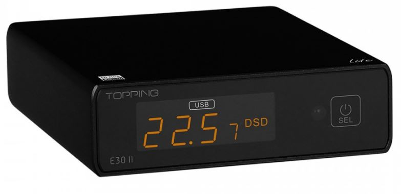 TOPPING E30 II LITE DAC AK4493S XMOS XU208 32BIT 768KHZ DSD512 BLACK