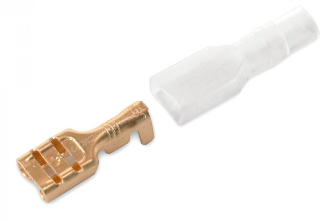 INSULATED FEMALE BLADE TERMINAL 4.8MM O3MM (X10)