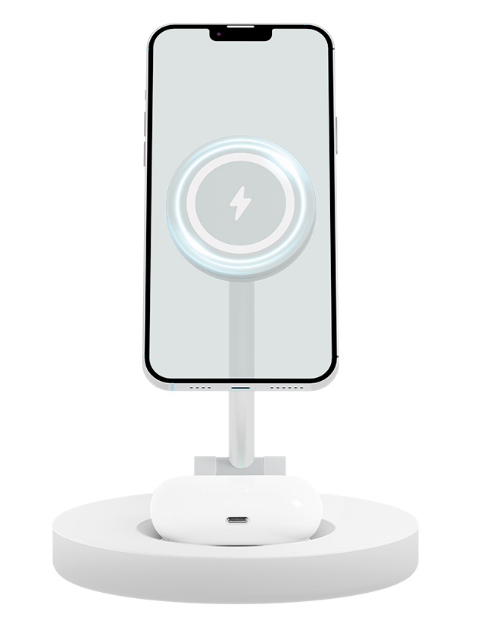 FOREVER CORE MAGSECURE 2U1 BEŽIČNI PUNJAČ MSF-210 15W+5W