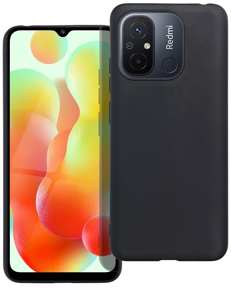 ZADNJA MASKA MATT ZA XIAOMI REDMI 12C BLACK