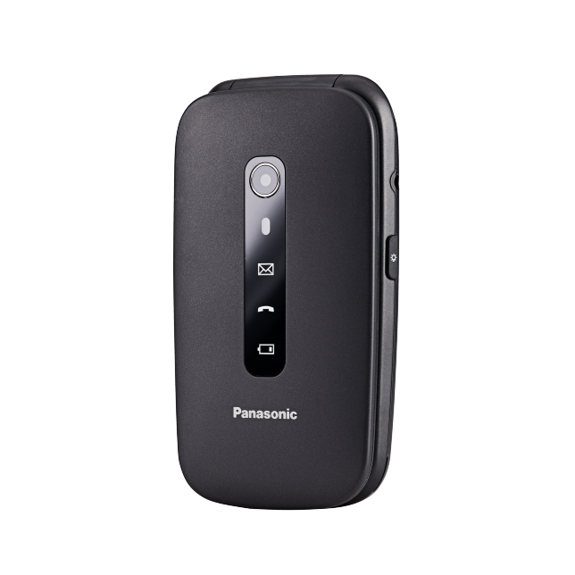 PANASONIC PREKLOPNI MOBITEL ZA STARIJE KX-TU550EXB CRNI