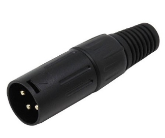 WM AUDIO XLR-92G GOLD PLATED 3 WAY MALE XLR CONNECTOR