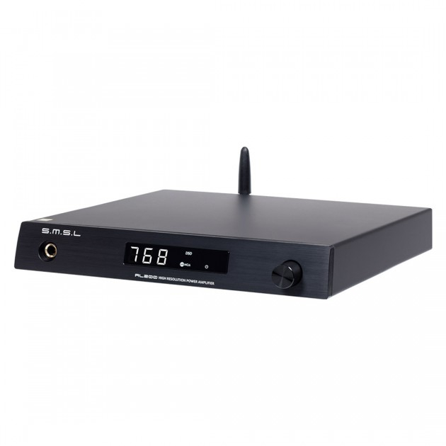 SMSL AL200 CLASS D AMPLIFIER INFINEON MA5332MS XMOS XU316 BLUETOOTH 2X160W 4Ω 32BIT 768KHZ DSD256 MQA