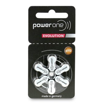 VARTA POWER ONE EVOLUTION 312 BATERIJE ZA SLUŠNI APARAT 1.45V (6 KOM)