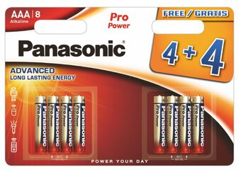 PANASONIC ALKALINE PRO POWER LR03/AAA (BLISTER) 8 KOM