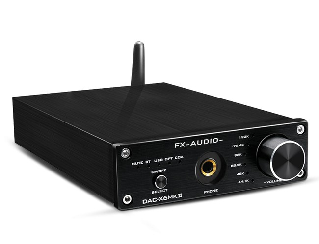 FX-AUDIO DAC-X6 MKII DAC POJAČALO ZA SLUŠALICE BLUETOOTH 5.0 APTX ES9018 QCC3008 24Bit 192kHz