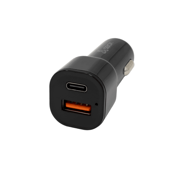 USB AUTO PUNJAČ SBOX CC-038 / 2 ULAZA - 38W CRNI