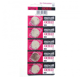 MAXELL DUGMASTA BATERIJA CR2032 (2032) LITIJ-ION, blister 5 komada