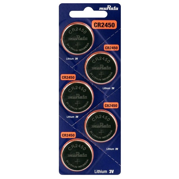 MURATA LITIJUM BATERIJA CR2450 BLISTER 5 KOM