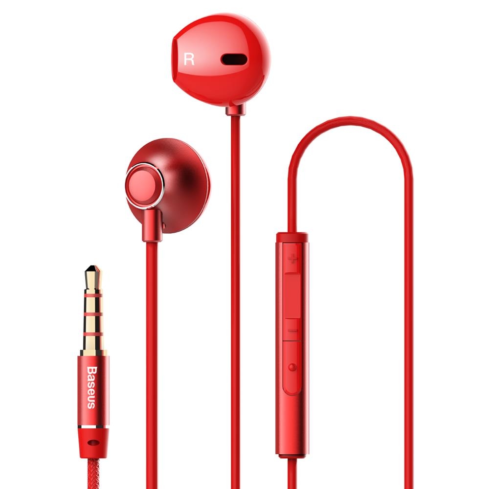 BASEUS WIRE EARPHONES ENOCK H06 RED