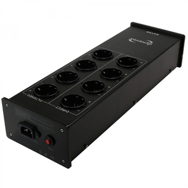 DYNAVOX X4100 HIFI FILTER 8 SCHUKO CRNI