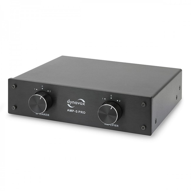 DYNAVOX AMP-S PRO AUDIO SELECTOR SWITCH FOR SPEAKERS/ AMPLIFIERS CRNI